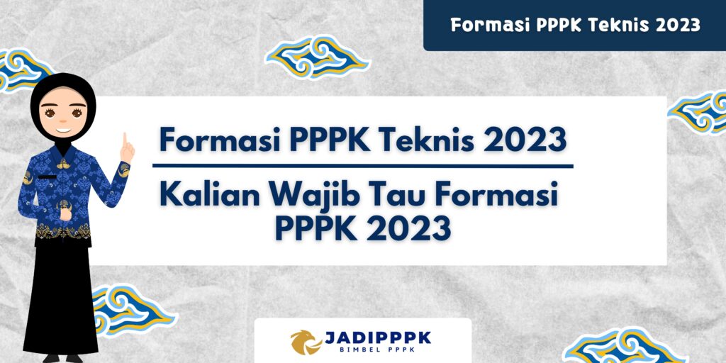 Formasi PPPK Teknis 2023