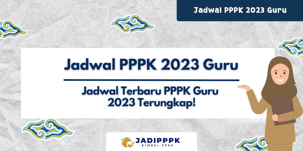 Jadwal PPPK 2023 Guru