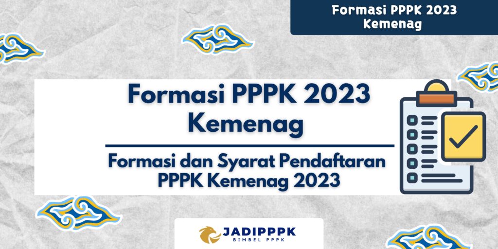 Formasi PPPK 2023 Kemenag