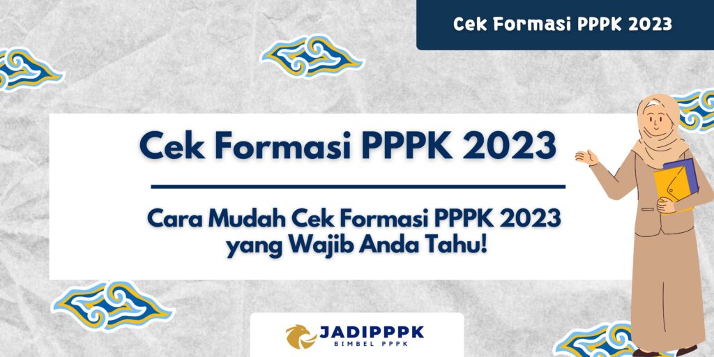 Cek Formasi PPPK 2023