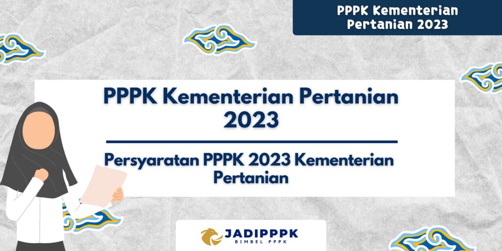 PPPK Kementerian Pertanian 2023