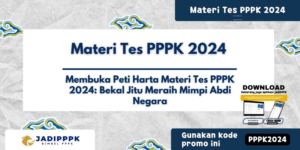 Materi Tes PPPK 2024