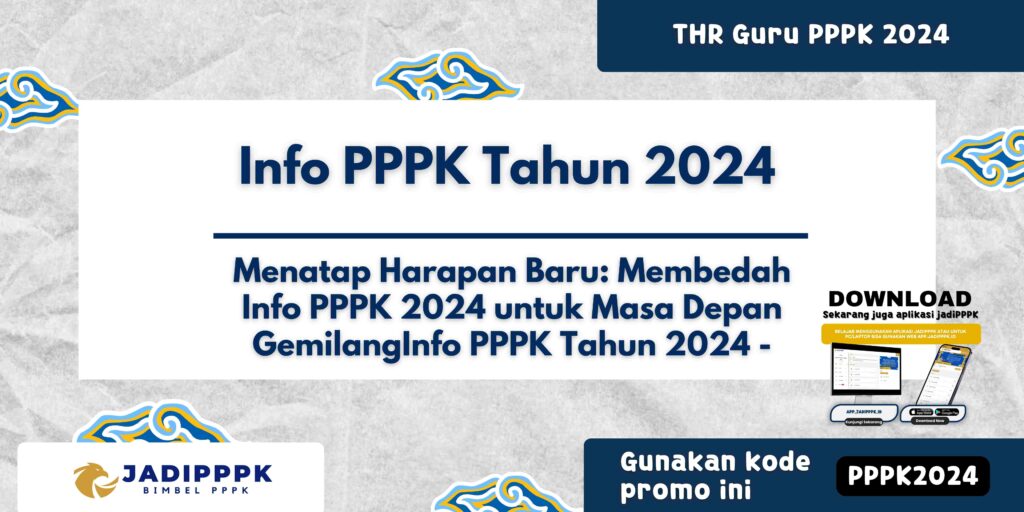 Info PPPK Tahun 2024