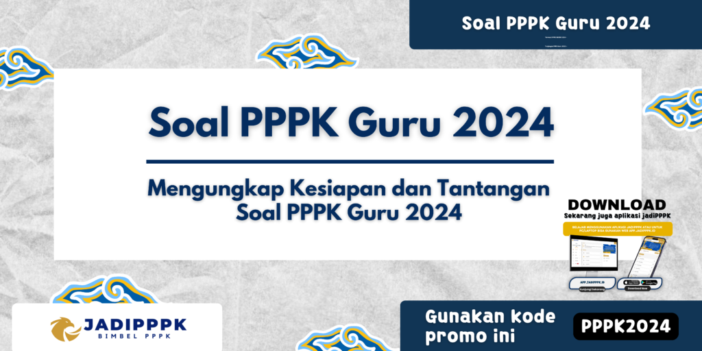 Soal PPPK Guru 2024