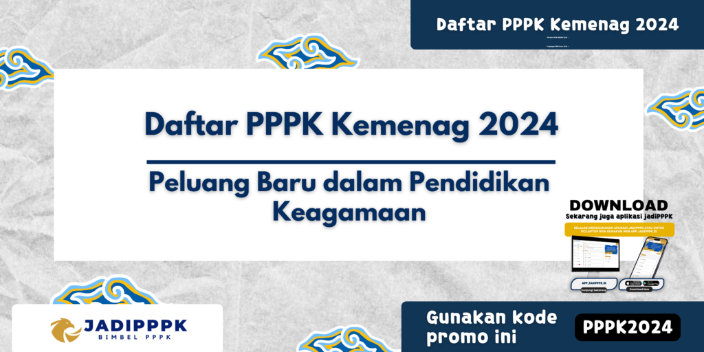 Daftar PPPK Kemenag 2024