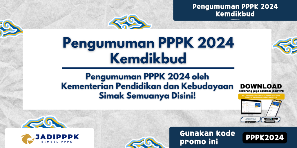 Pengumuman PPPK 2024 Kemdikbud