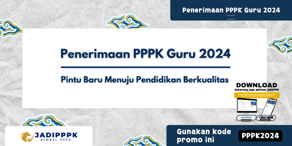 Penerimaan PPPK Guru 2024