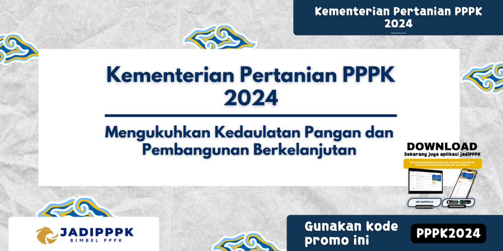 Kementerian Pertanian PPPK 2024