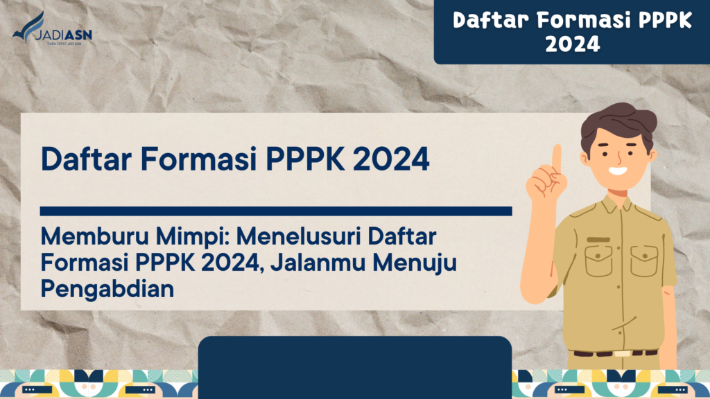 Daftar Formasi PPPK 2024