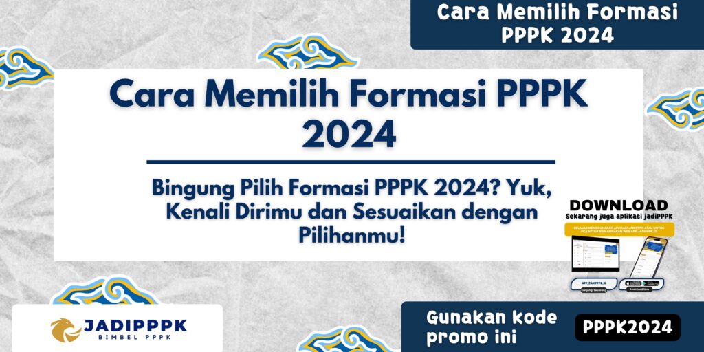 Cara Memilih Formasi PPPK 2024