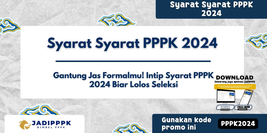 Syarat Syarat PPPK 2024