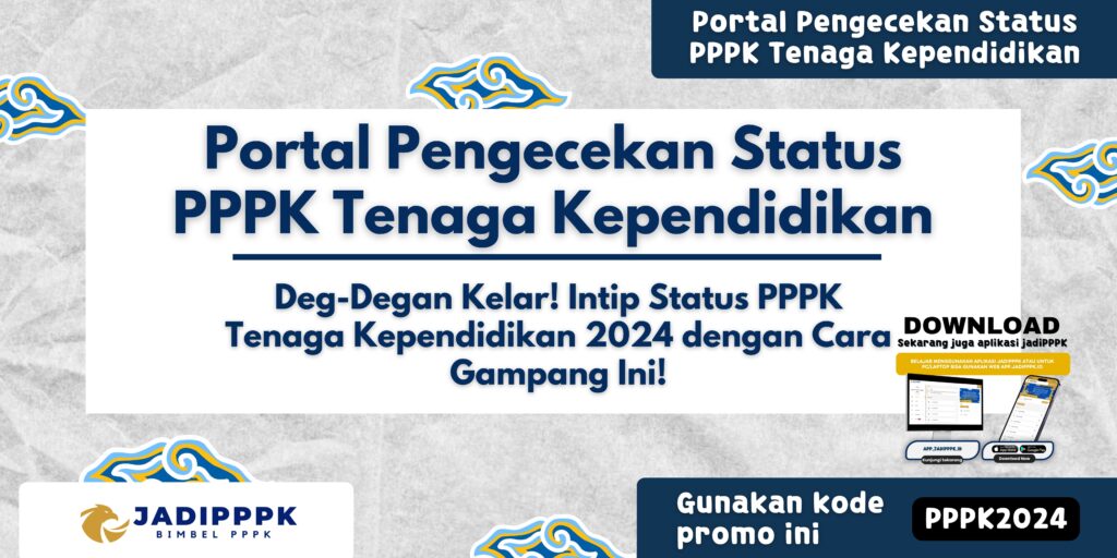 Portal Pengecekan Status PPPK Tenaga Kependidikan