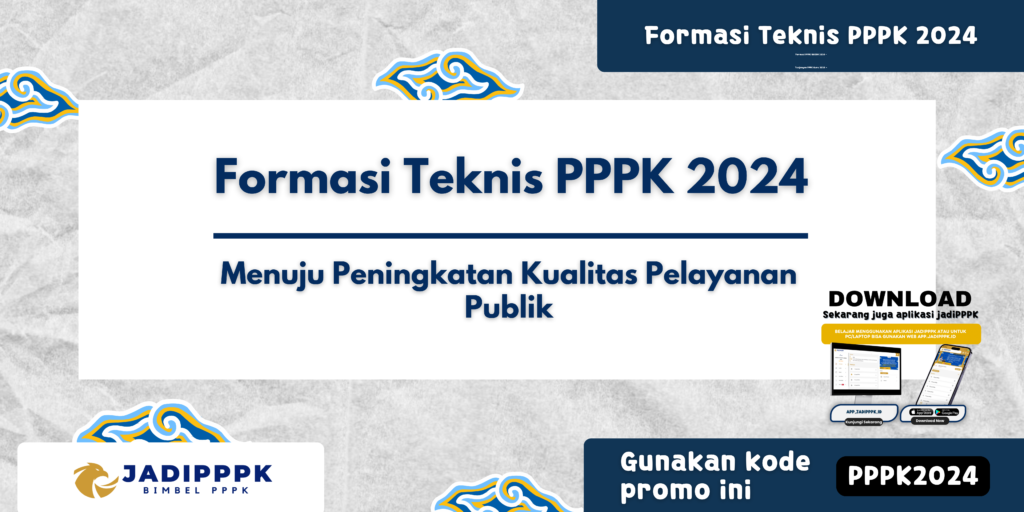 Formasi Teknis PPPK 2024