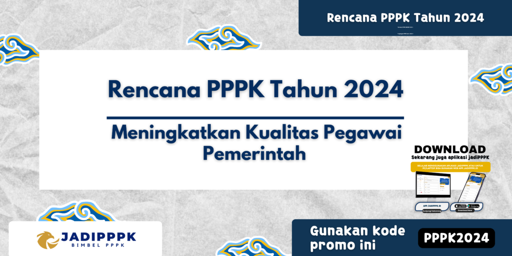 Rencana PPPK Tahun 2024