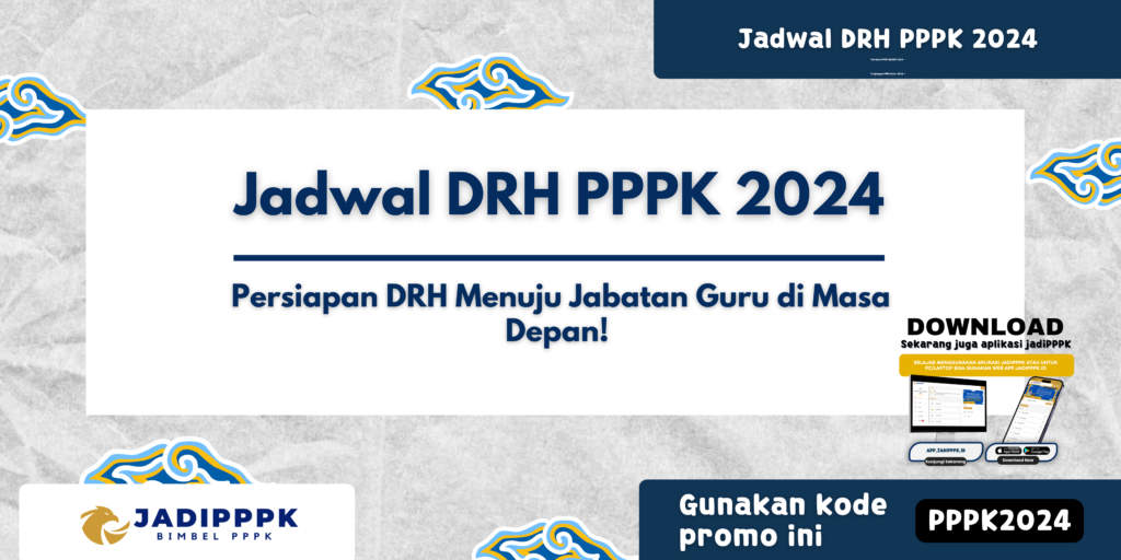 Jadwal DRH PPPK 2024