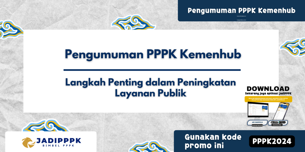 Pengumuman PPPK Kemenhub