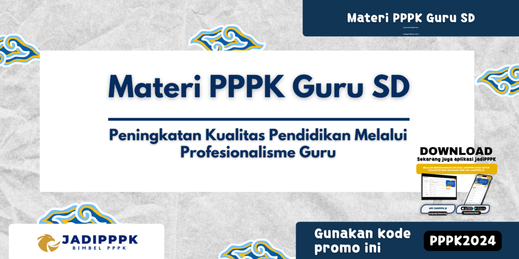 Materi PPPK Guru SD