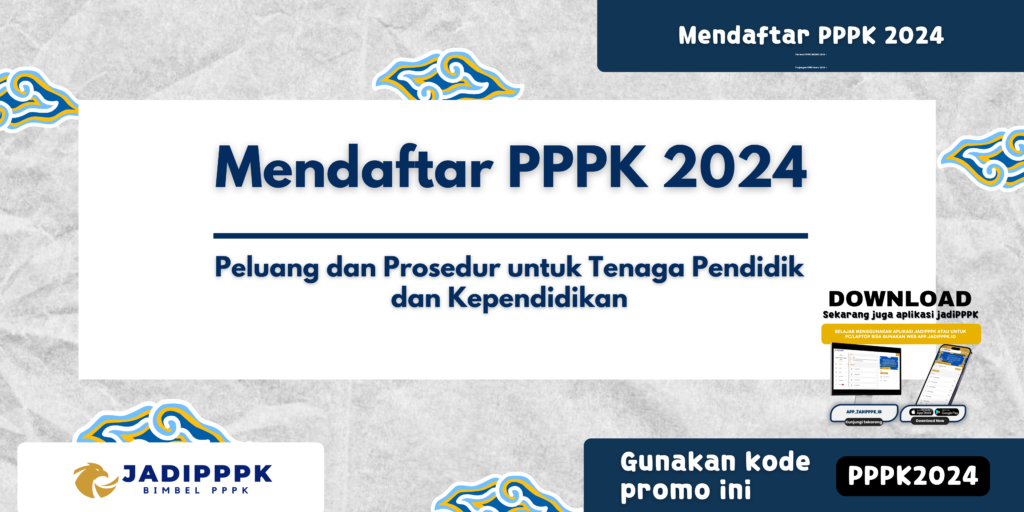 Mendaftar PPPK 2024