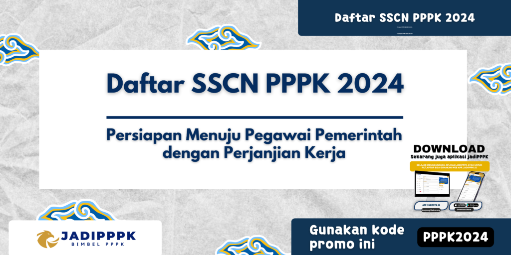 Daftar SSCN PPPK 2024