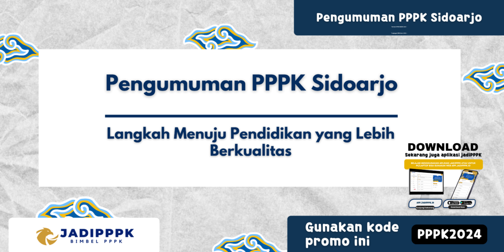 Pengumuman PPPK Sidoarjo