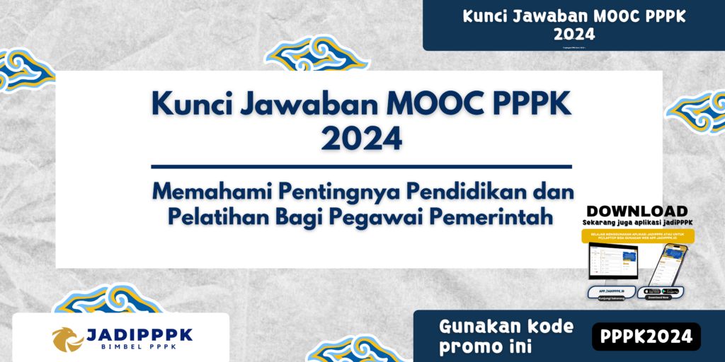 Kunci Jawaban MOOC PPPK 2024