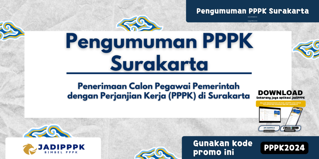 Pengumuman PPPK Surakarta