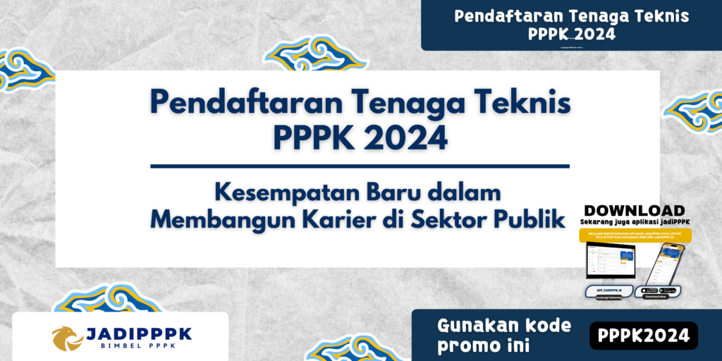 Pendaftaran Tenaga Teknis PPPK 2024