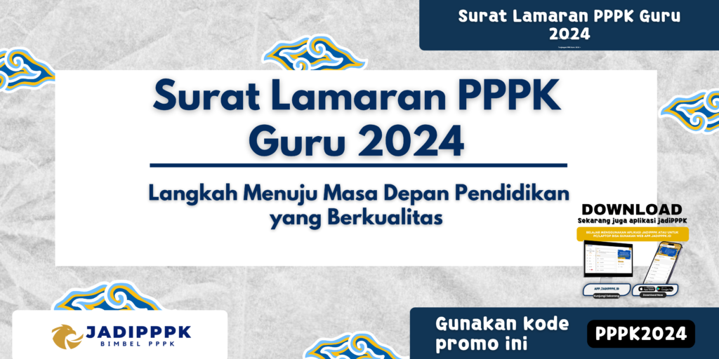 Surat Lamaran PPPK Guru 2024