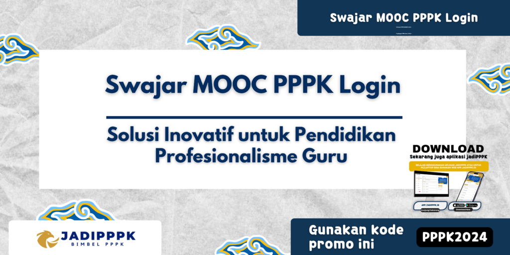 Swajar MOOC PPPK Login