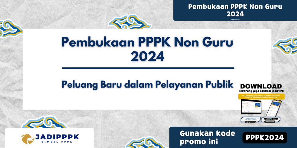 Pembukaan PPPK Non Guru 2024