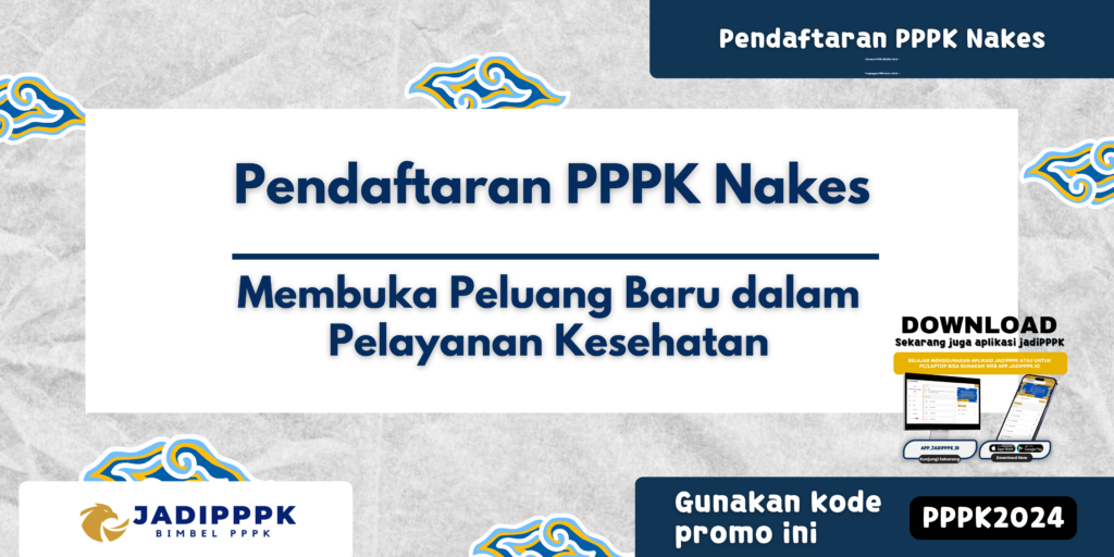 Pendaftaran PPPK Nakes