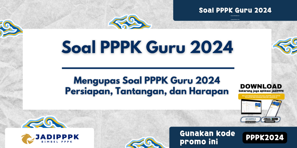 Soal PPPK Guru 2024