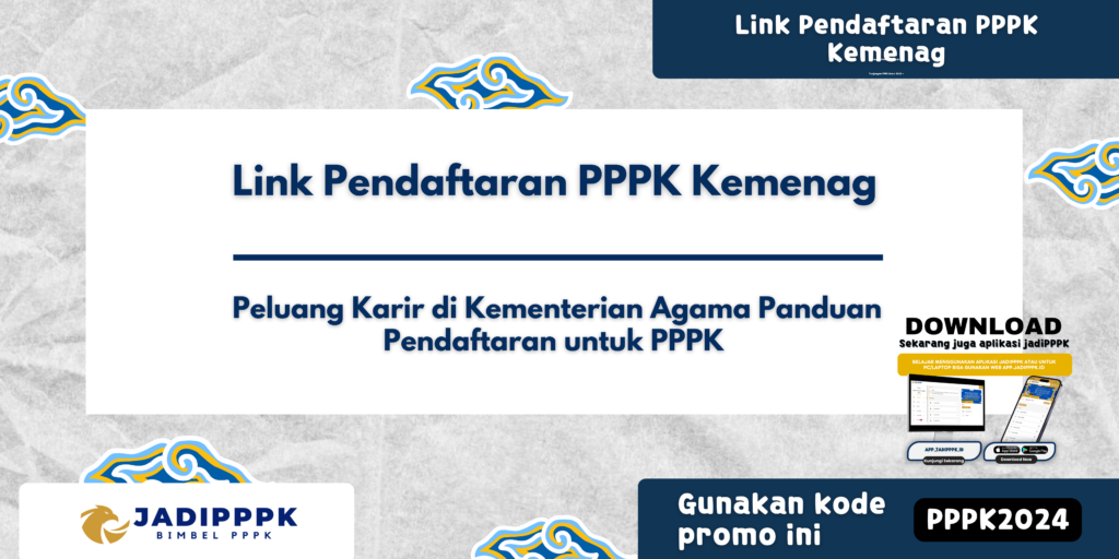 Link Pendaftaran PPPK Kemenag