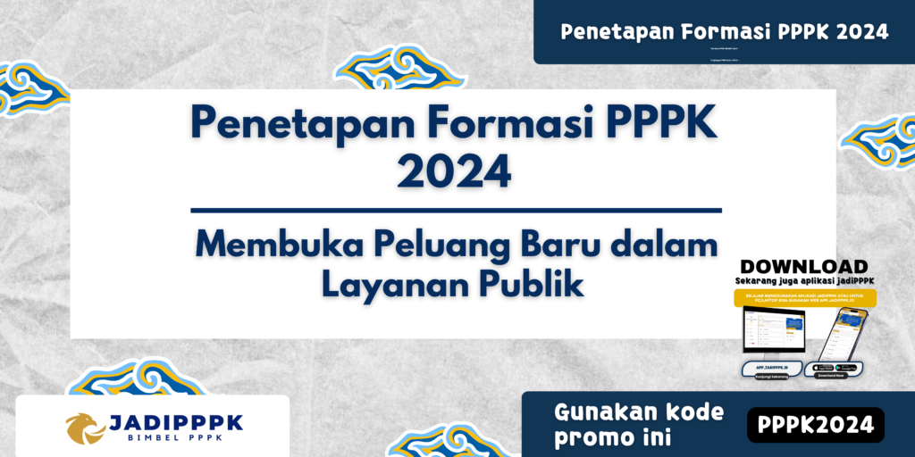 Penetapan Formasi PPPK 2024