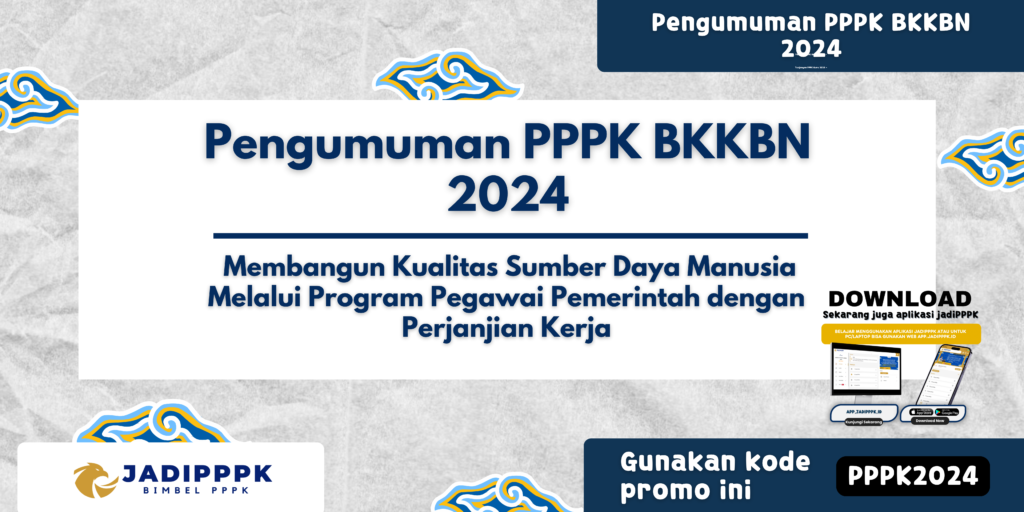 Pengumuman PPPK BKKBN 2024