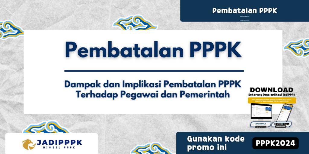 Pembatalan PPPK