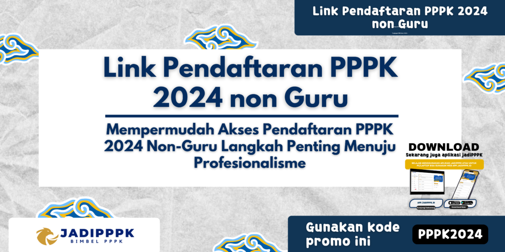 Link Pendaftaran PPPK 2024 non Guru