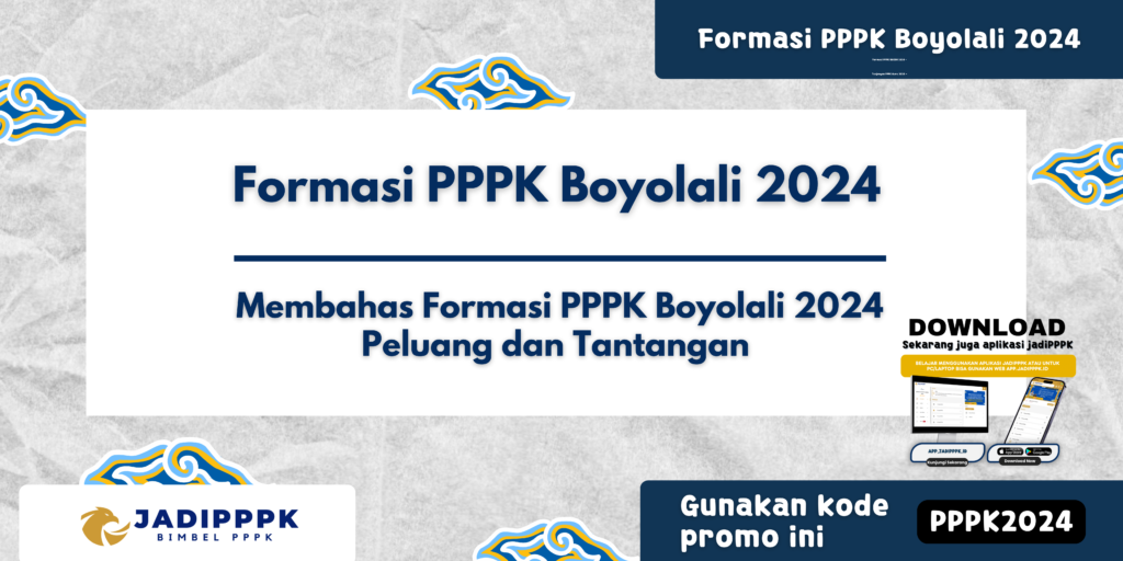 Formasi PPPK Boyolali 2024