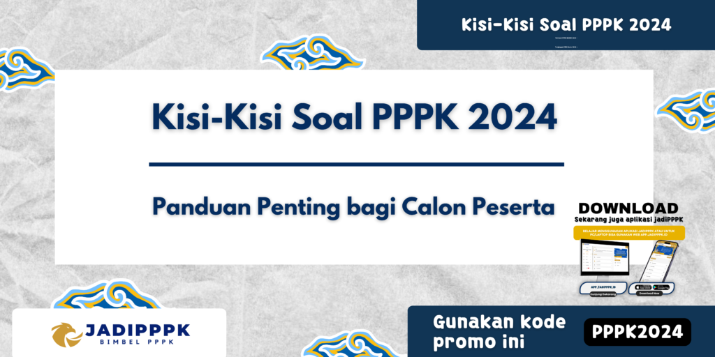 Kisi-Kisi Soal PPPK 2024