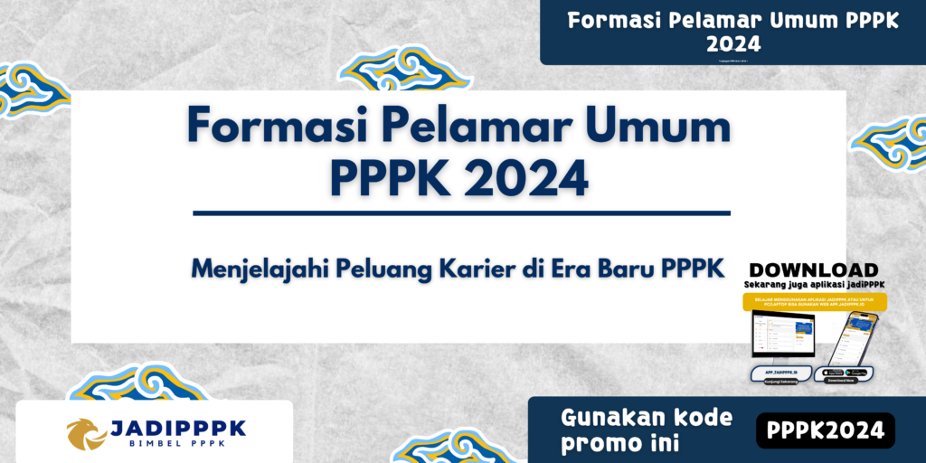 Formasi Pelamar Umum PPPK 2024