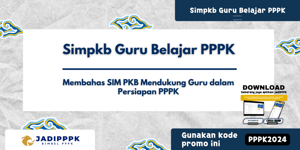 Simpkb Guru Belajar PPPK