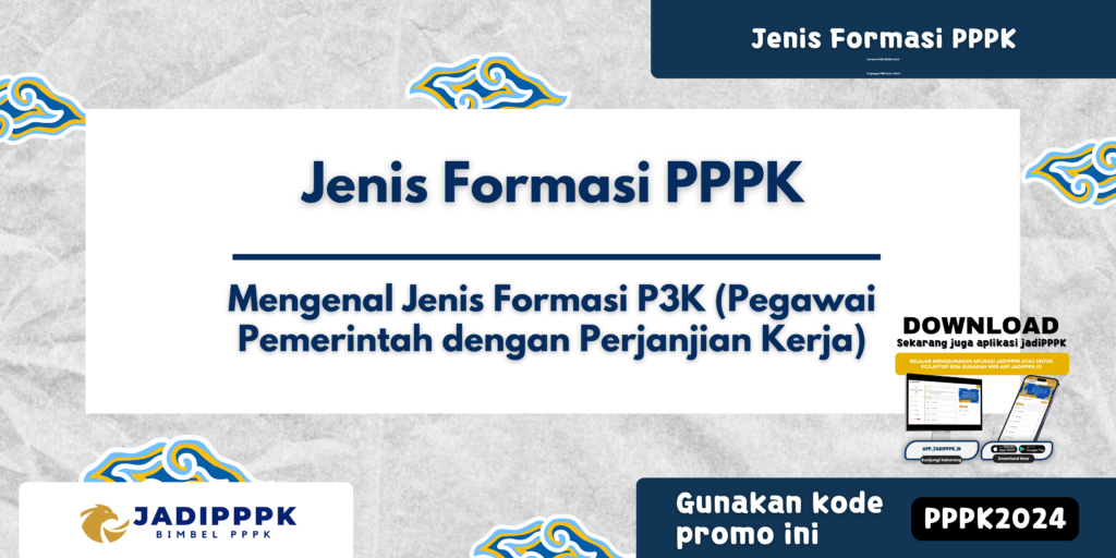 Jenis Formasi PPPK