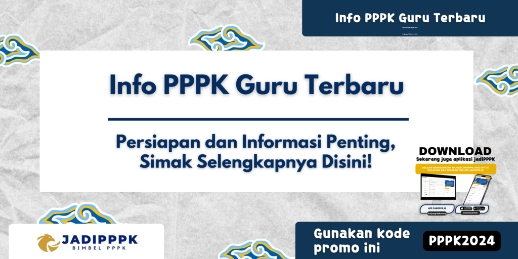 Info PPPK Guru Terbaru