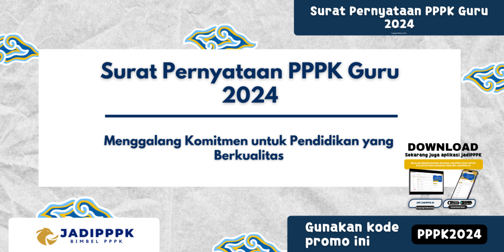 Surat Pernyataan PPPK Guru 2024