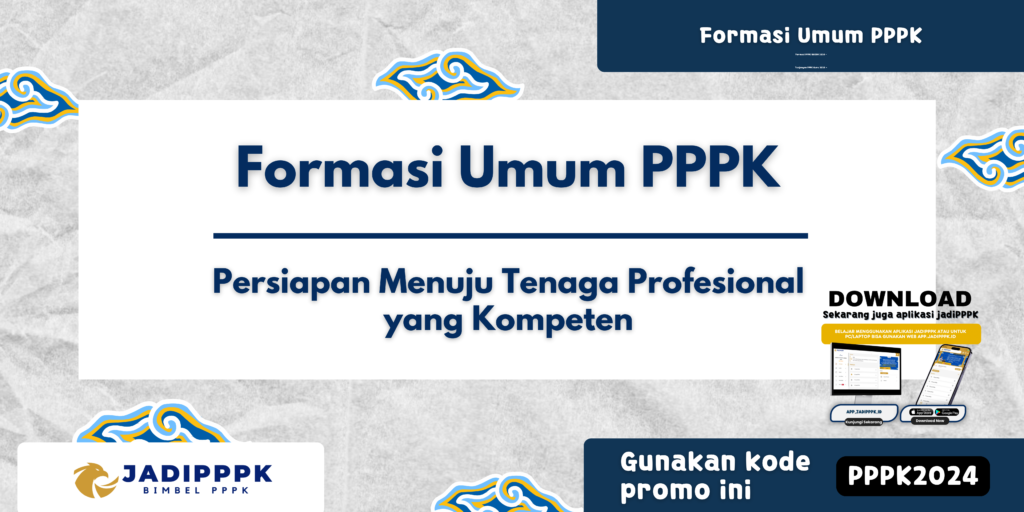 Formasi Umum PPPK