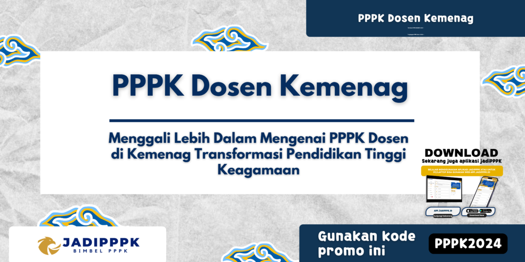 PPPK Dosen Kemenag