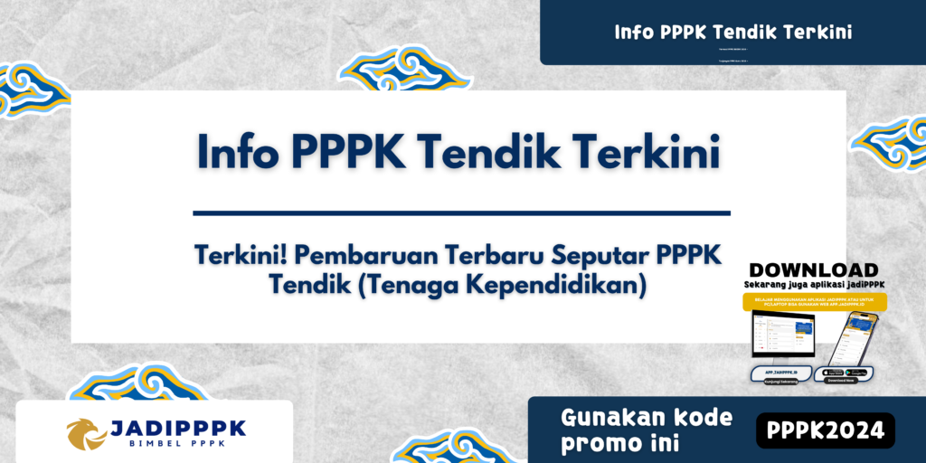 Info PPPK Tendik Terkini