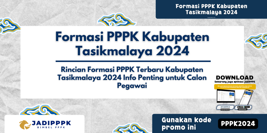 Formasi PPPK Kabupaten Tasikmalaya 2024