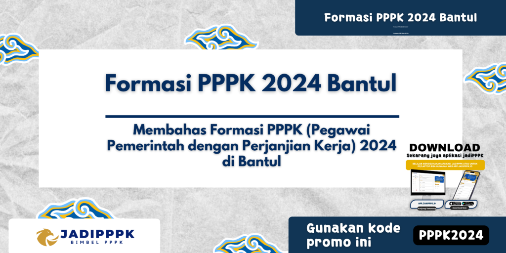 Formasi PPPK 2024 Bantul