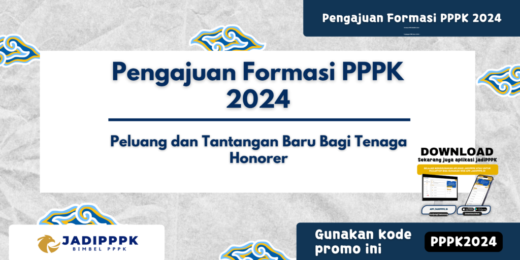 Pengajuan Formasi PPPK 2024